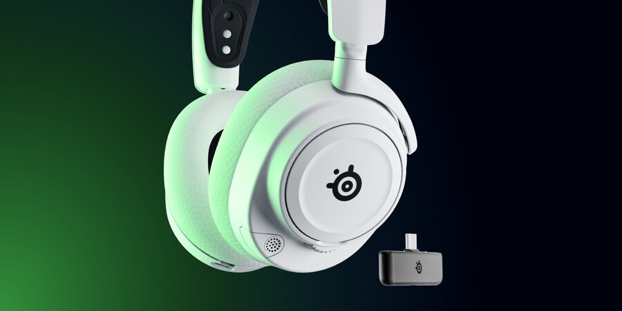 căști wireless arctis nova 7x albe - cutie cu defecte