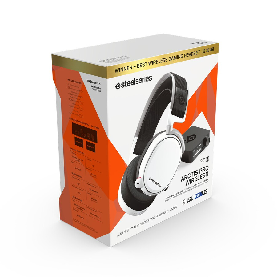 arctis pro wireless - alb