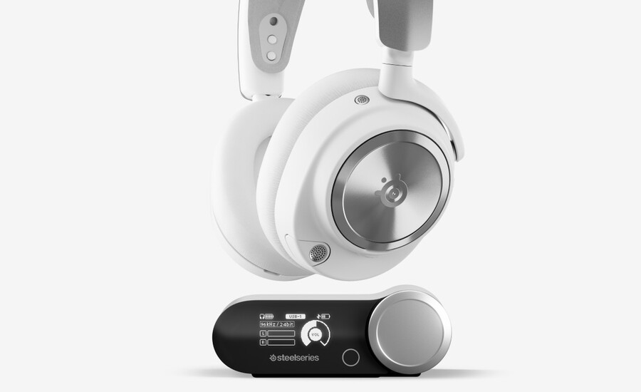 căști wireless arctic nova pro pentru pc și playstation - alb