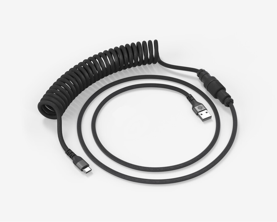 cablu spiralat negru